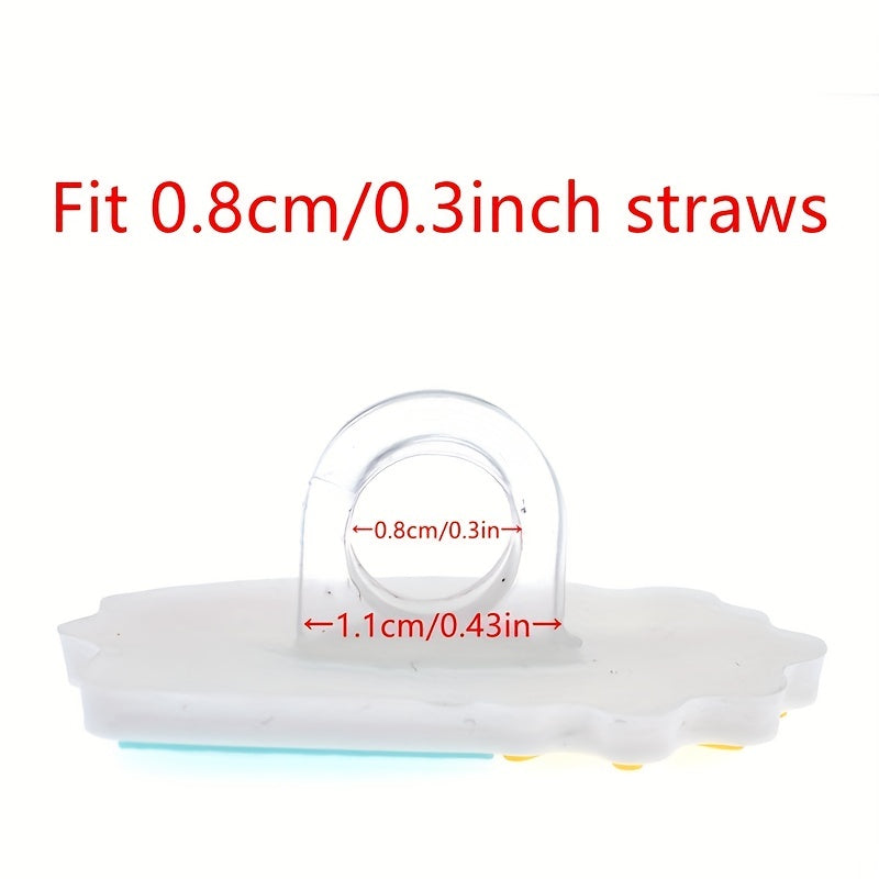 50pcs Random Cartoon Straw Toppers Custom Straw Toppers Randomly