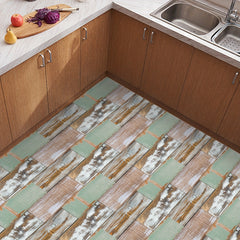 Wooden Patterned Floor Sticker | Waterproof Tile Sticker | 0.7mm Thickness