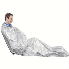 2pcs Emergency Sleeping Bags Portable Heat Insulation Warm Sleeping Bag