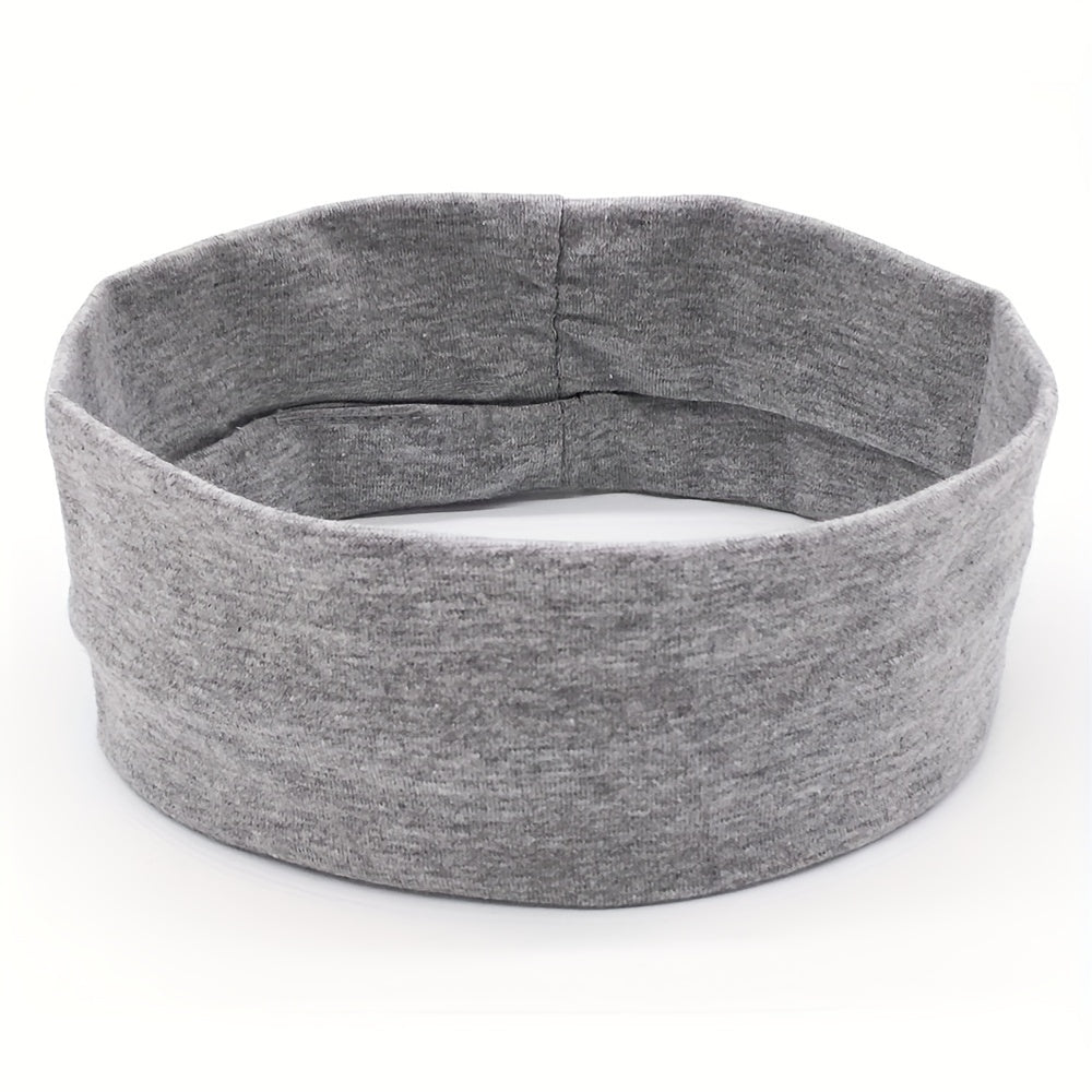 Yoga Elastic Headband for Women Fitness Sweat Absorbent Hair Band