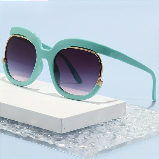 Oversize Frame Sunglasses UV400 Outdoor Travel Driving Vintage Ladies