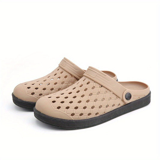 Men's Lightweight Comfy Clogs Hollow Out Garden Shoes