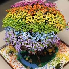 2030pcs Rainbow Tree House Building Block Set