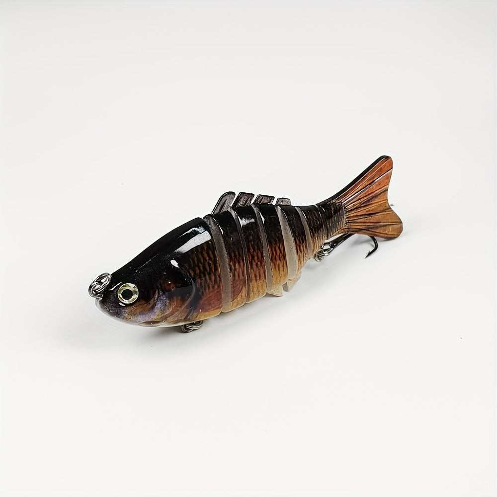 5pcs Lifelike 7 Segment Swimbait 15g Crankbait Fishing Tackle