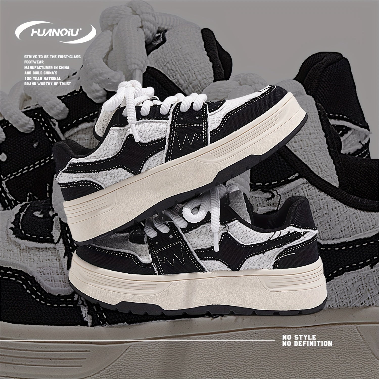 Women's Star Pattern Lace-up Skate Shoes Retro Sports Sneakers