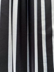  Striped Long Sleeve Crop Top & Wide Leg Pants Set