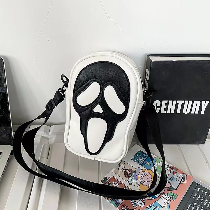 Ghost Skull Crossbody Bag Halloween Party Skull Elf Novelty Purse