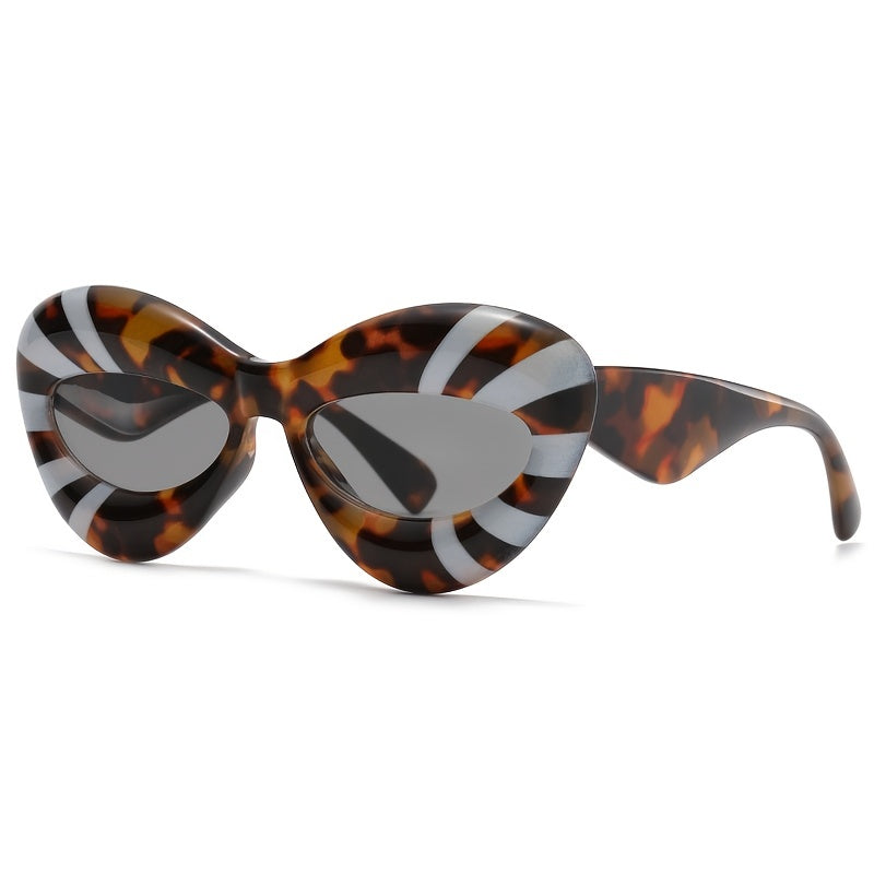 Striped Lip Sunglasses Funny Photo Booth Props for Party UV400