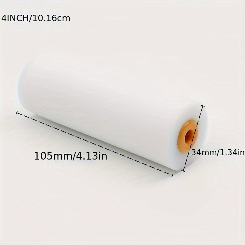 10pcs Sponge Brushed Roller for Water-based & Latex Paint