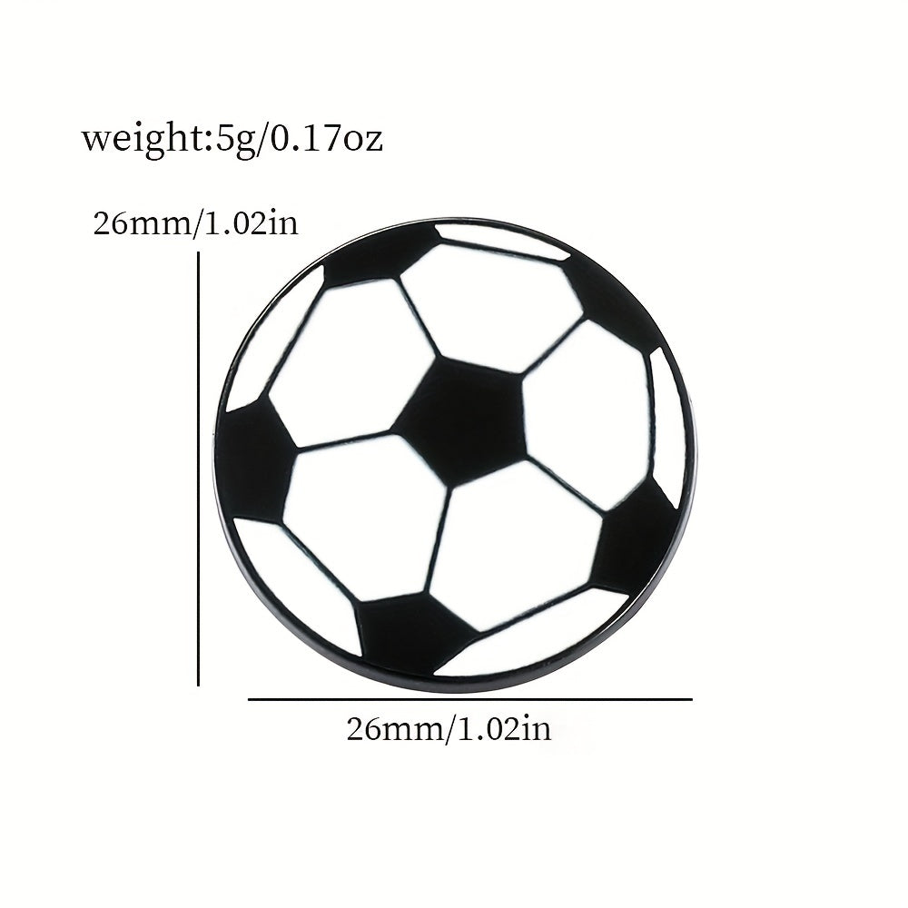 Creative Soccer Player Brooch For Men