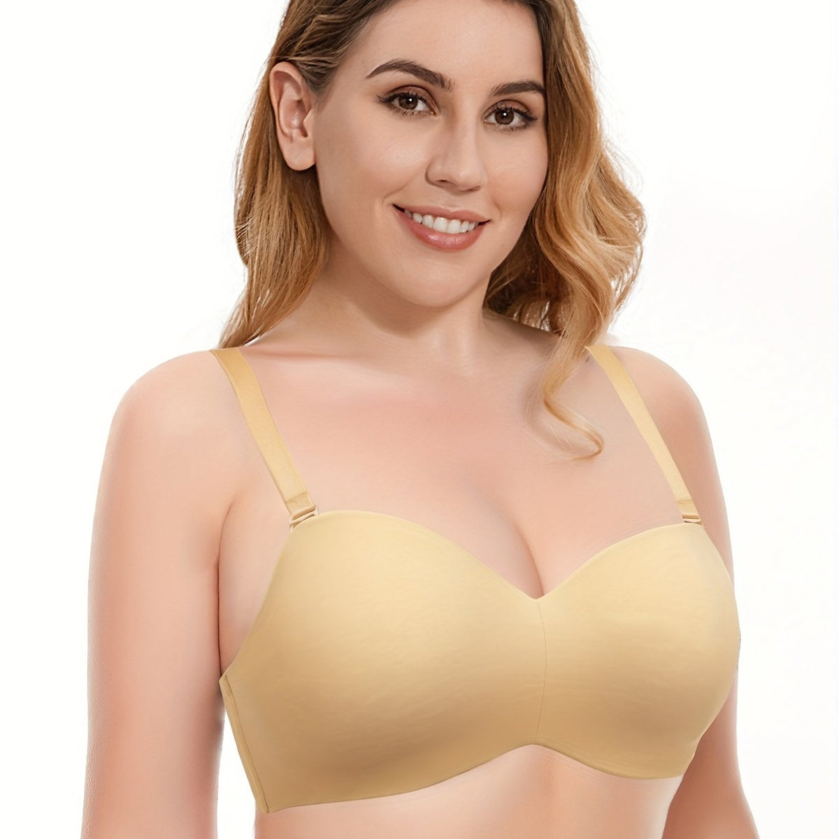  Strapless Bandeau Bra Push Up Non Padded Bralette