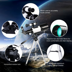 High Def Deep Space Telescope F30070M with Tripod