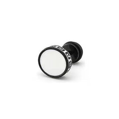 Funky Stainless Steel Stud Earring Round Barbell Retro Style