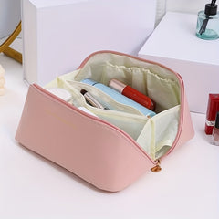 Minimalist Makeup Zipper Pouch Lightweight Storage Bag Travel Toiletry Wash Bag