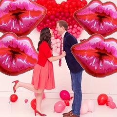 3pcs Lipstick Balloon Set Birthday Party Decoration
