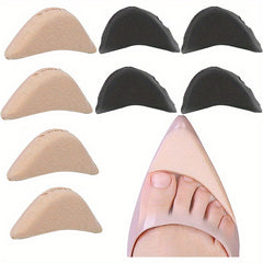 Toe Inserts For Shoes Too Big 4 Pairs Foam Toe Filler Shoe Fitters Beige