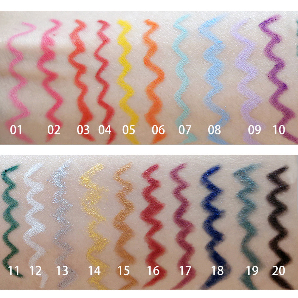 HANDAIYAN Waterproof Eye Liner Pencil Set Matte Long Lasting Eyeliners