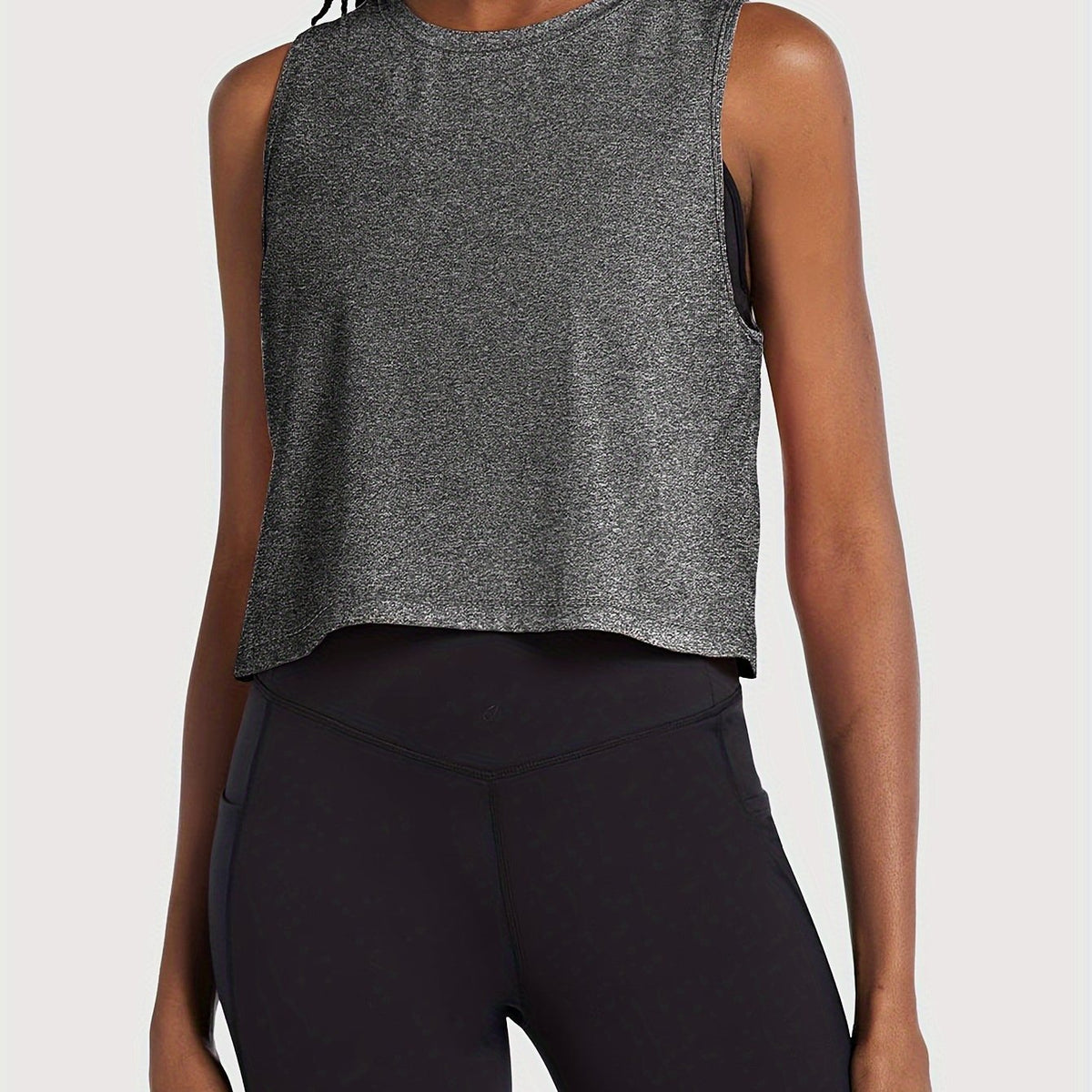 Sleeveless Sporty Top High Stretch Loose Fit Tank Top