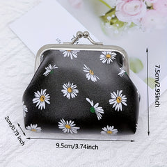 Girls Daisy Flower Coin Purse Bag Birthday Gift