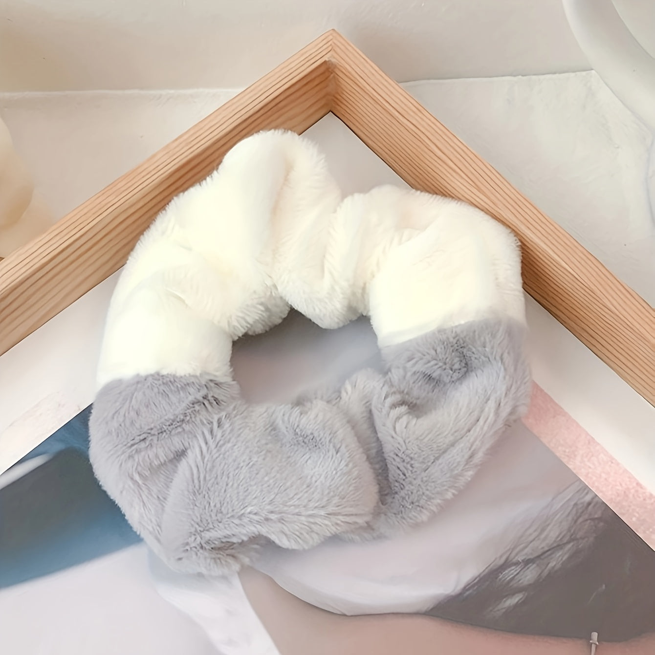 3pcs Plush Hair Tie Bands for Girls