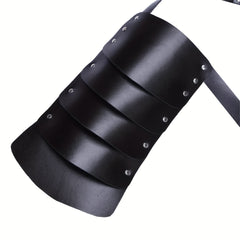 PU Leather Shoulder Armor Warrior Shoulder Armor With Belt Costume