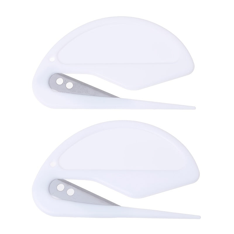 2pcs Plastic Letter Opener Mini Sharp Letter Mail Envelope Opener