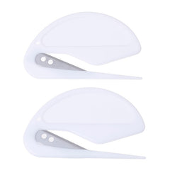 2pcs Plastic Letter Opener Mini Sharp Letter Mail Envelope Opener