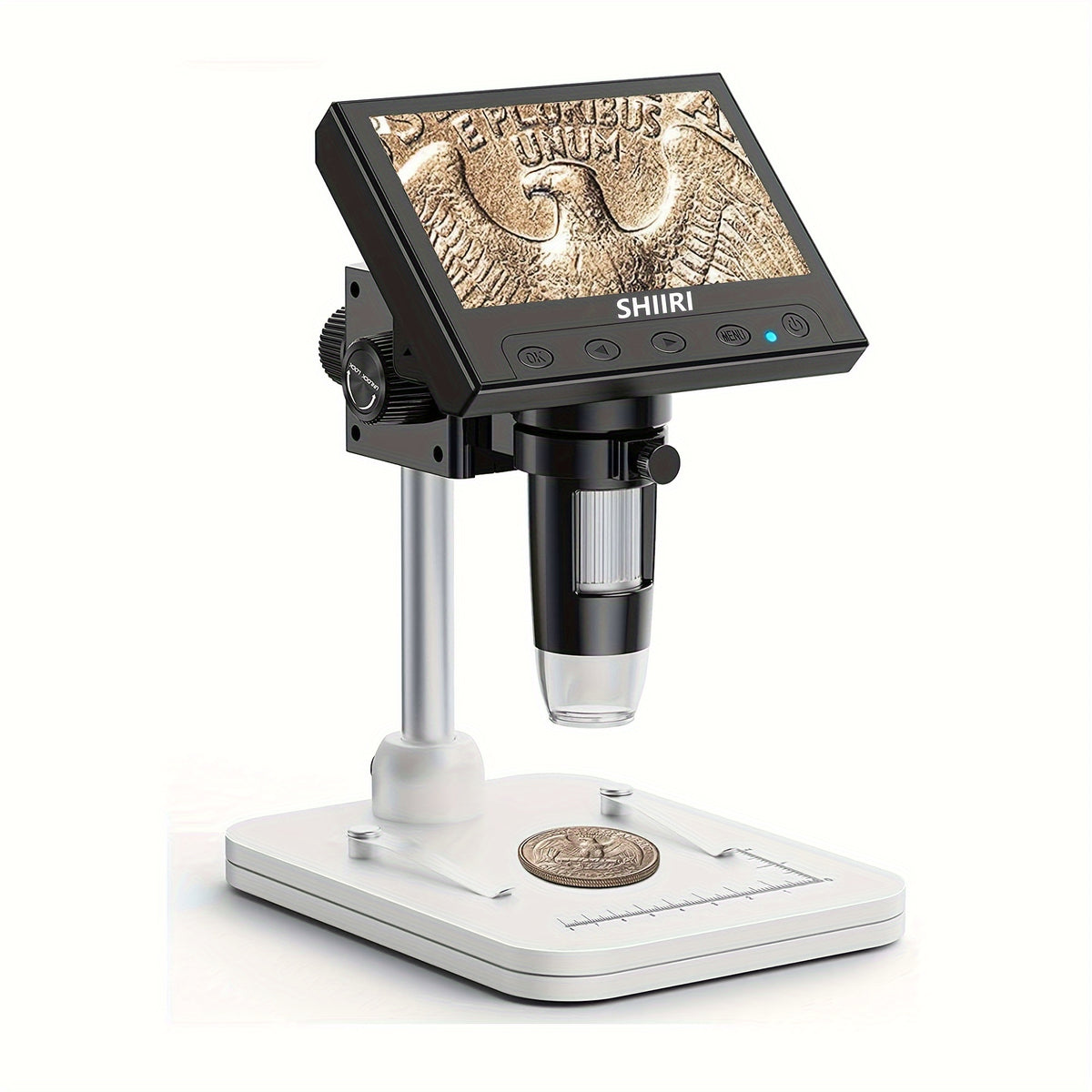 Coin Microscope 4.3 LCD 720P Digital Microscope 1000x USB for Error Coins