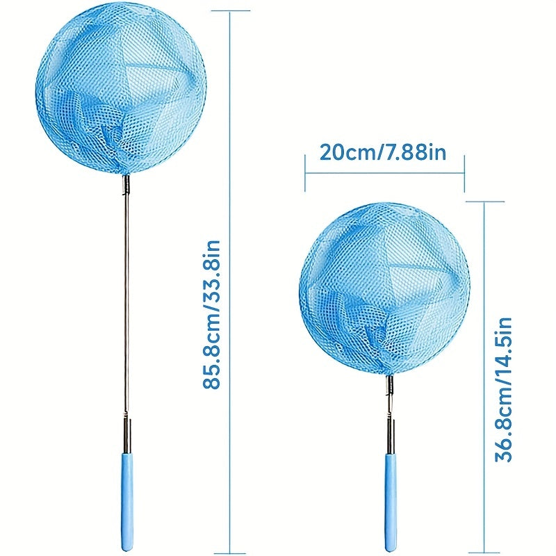 Stainless Steel Telescopic Fishing Net for Aquarium Cleaning