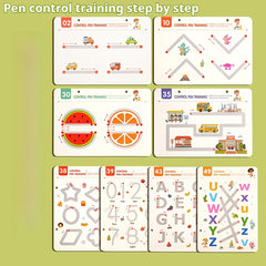 Pen Control Training Workbook for Handwriting Improvement