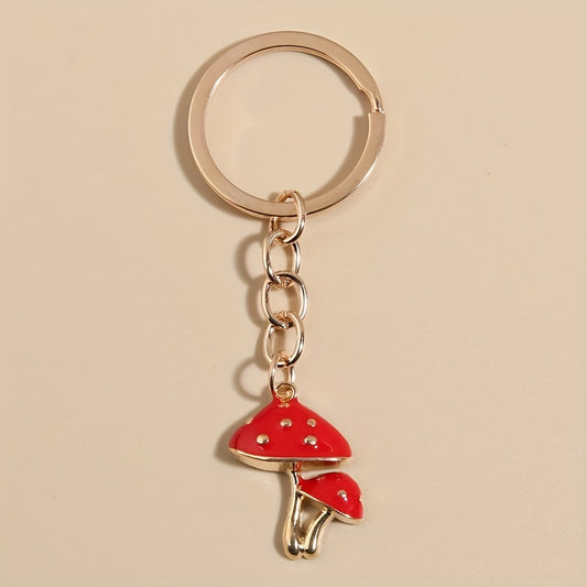 Cute Mushroom Rabbit Keychain Pendant Bag Accessory