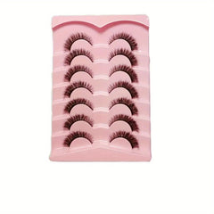 3D Natural Thick False Eyelashes Fluffy Short And Long Lashes