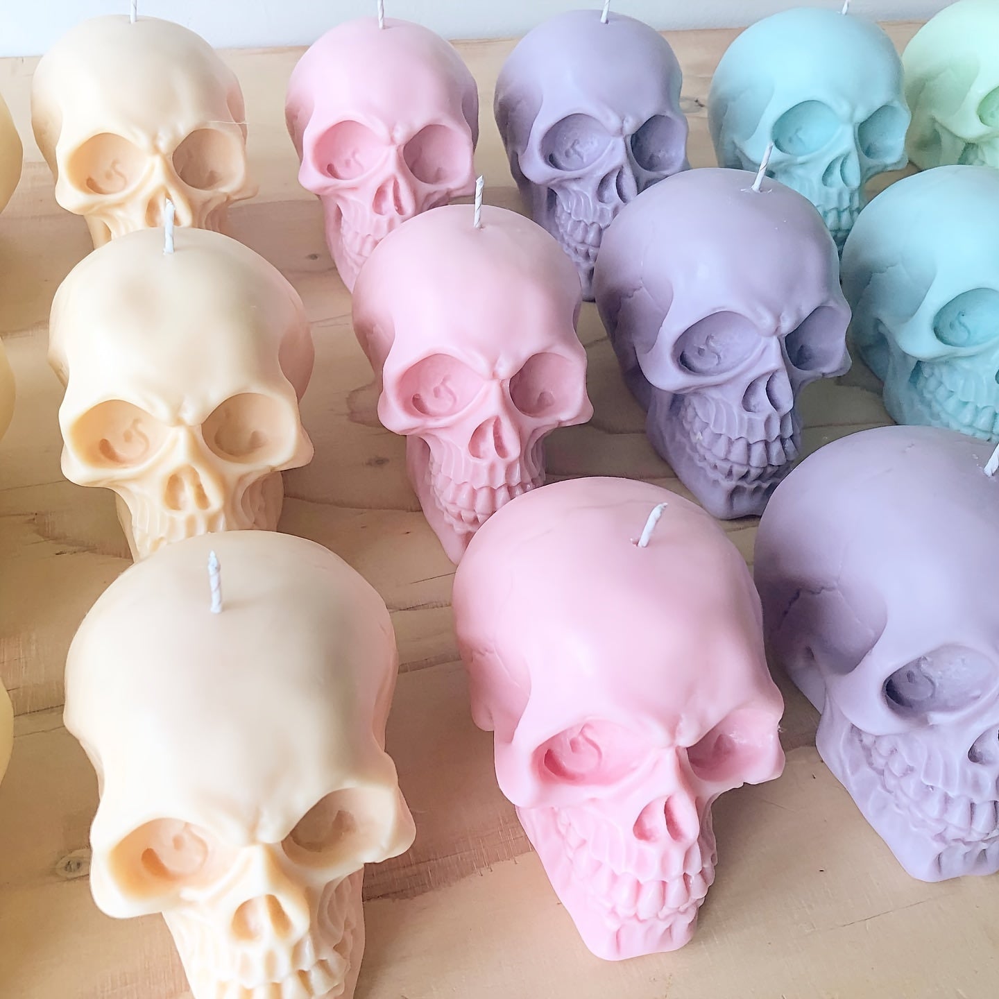 Large 3D Skull Silicone Mold for Resin Casting