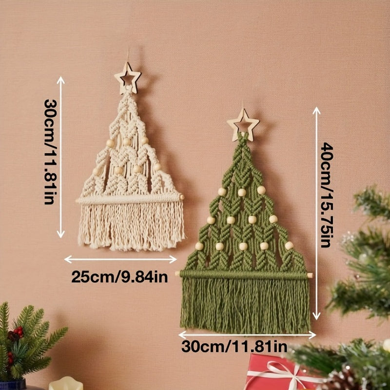 2pcs Woven Christmas Tree DIY Kit Christmas Crafts Gift Kit