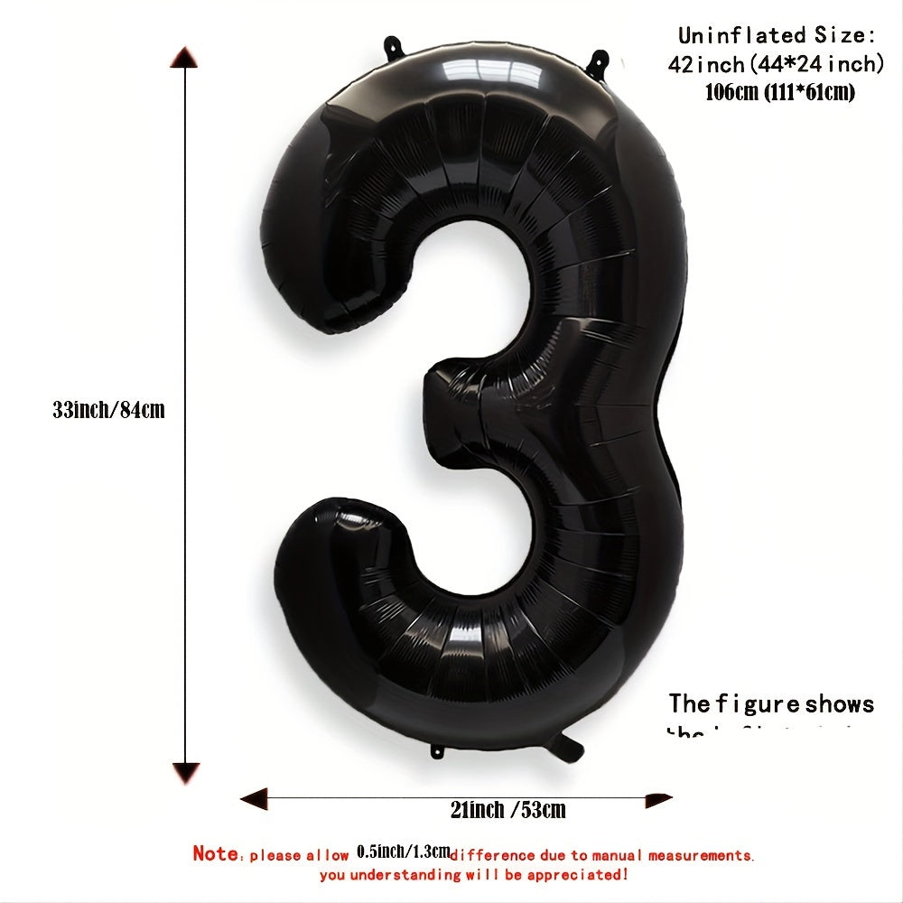 6Cm Number Balloon Foil Helium Jumbo 9th Birthday Decorations