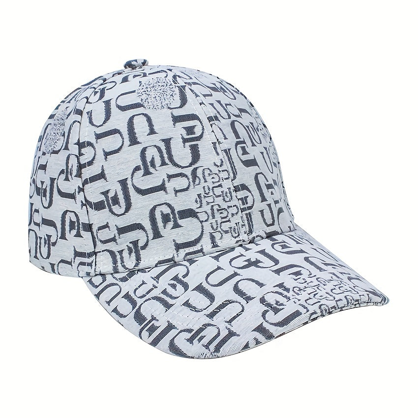 Stylish Graffiti Baseball Cap Sun Visor for Men and Women