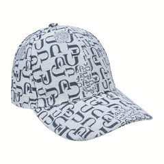 Stylish Graffiti Baseball Cap Sun Visor for Men and Women