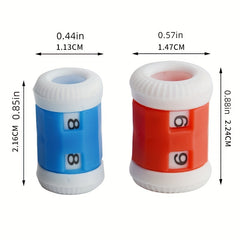 4pcs Plastic Sweater Needles Counter Reusable Knitting Tool