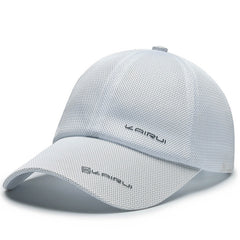 Men's Solid Mesh Breathable Baseball Cap