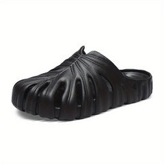 Men's Leaf Lightweight Non Slip Open Toe Slides