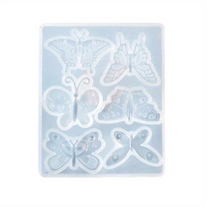 Butterfly Resin Mold for DIY Keychain Earring Necklace Brooch