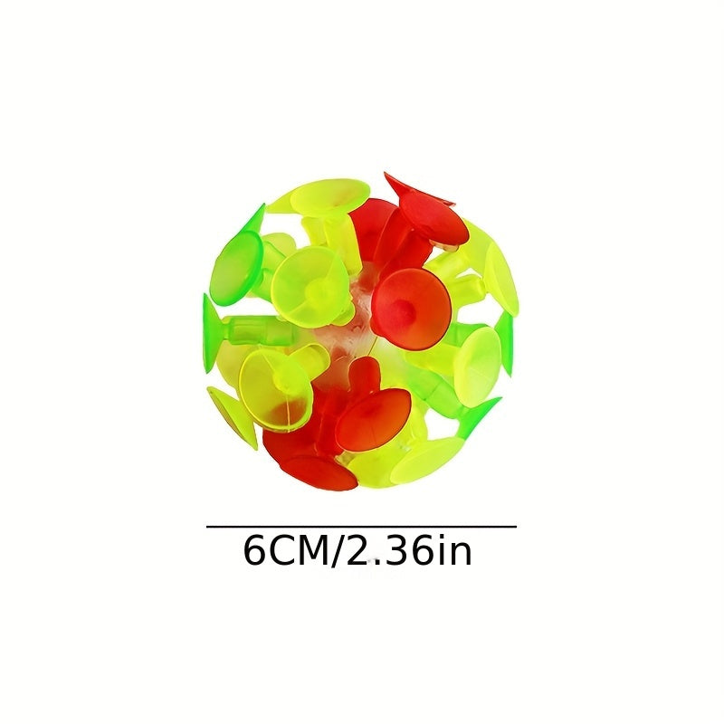 2pcs Colorful Suction Cup Balls Interactive Throw and Catch Toy