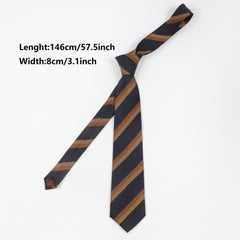 Multicolor Men's Diagonal Striped Tie