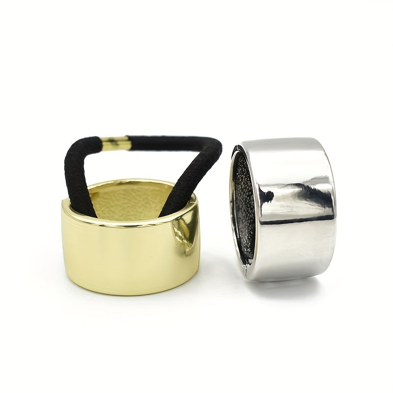 Metallic Hair Cuff Ponytail Holder Hair Accessories