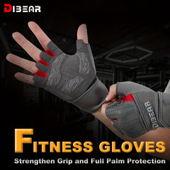 Non Slip Fitness Training Gloves Breathable Wear-Resistant Half Finger