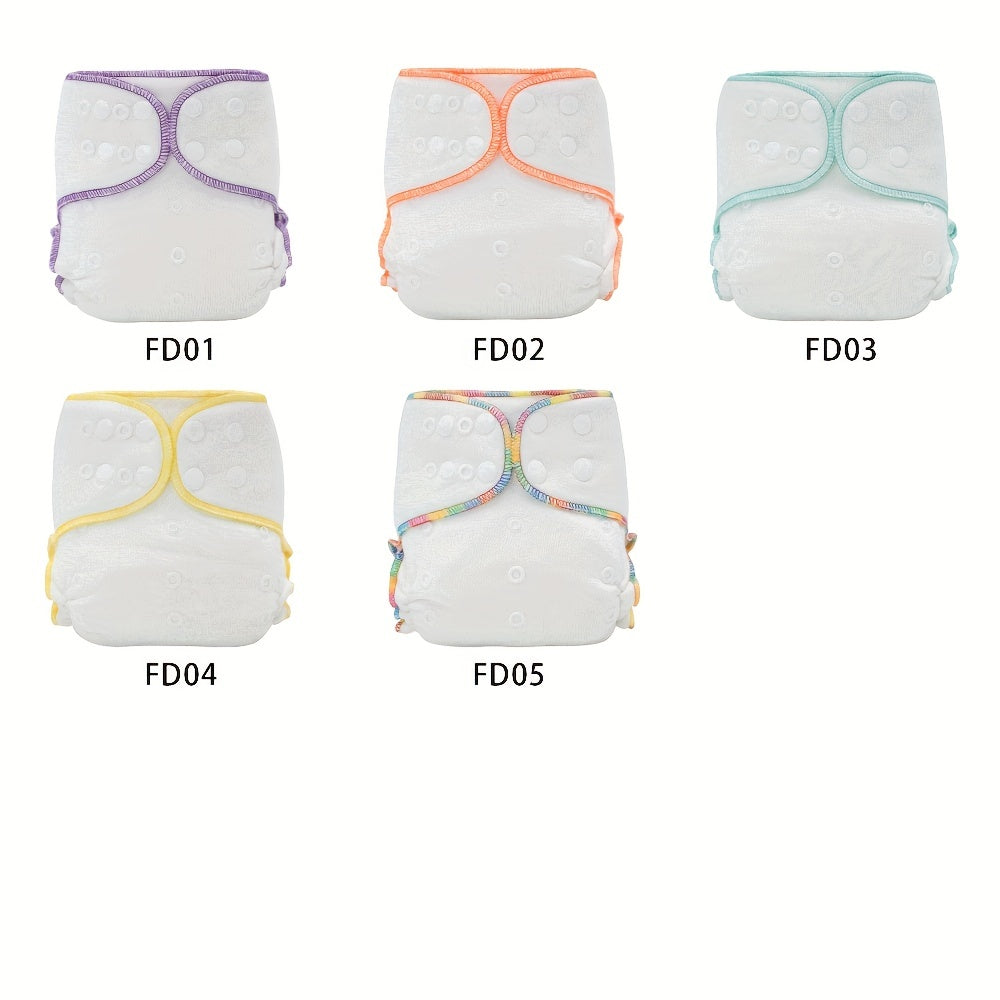 Reusable Bamboo Cotton Cloth Diaper for Baby Boys and Girls