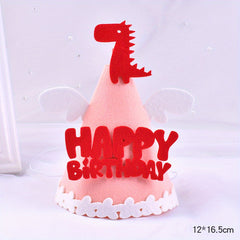 DIY Birthday Hat Decoration Non-woven Party Felt Hat