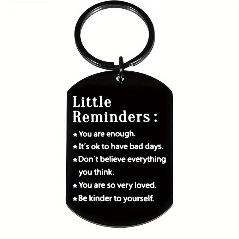 You Are Enough Keychain Mental Health Gift Daughter Mom Reminder Hug Self Love