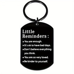 You Are Enough Keychain Mental Health Gift Daughter Mom Reminder Hug Self Love