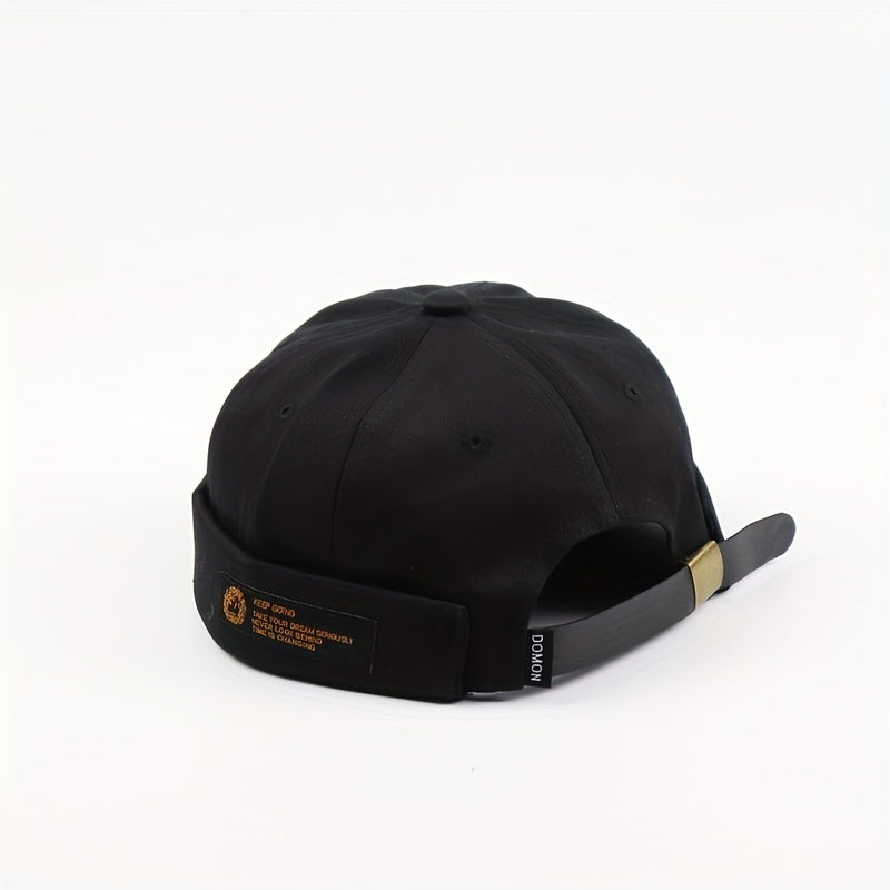Hip Hop Melon Leather Hat for Couples